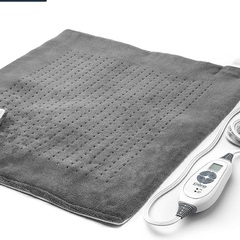 Ultra-Wide Microplush Heating Pad - Picture 2 of 2